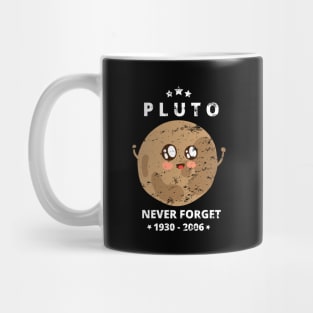 Never Forget Pluto Shirt. Funny Cute Style Mug